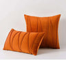 Art Velvet Cushion Cover - Vibrant Solid Colors velvet pillow covers Julia M Home & Kitchen 6 orange yellow 30x50cm no filling 