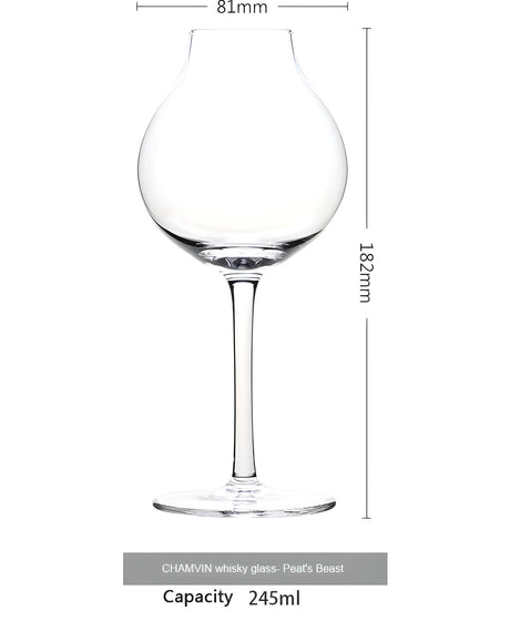 Professional Whisky Tasting Glass Handcrafted Crystal Goblet Chamvin Blender’s Professional Whisky Tasting Glass Julia M Home & Kitchen   