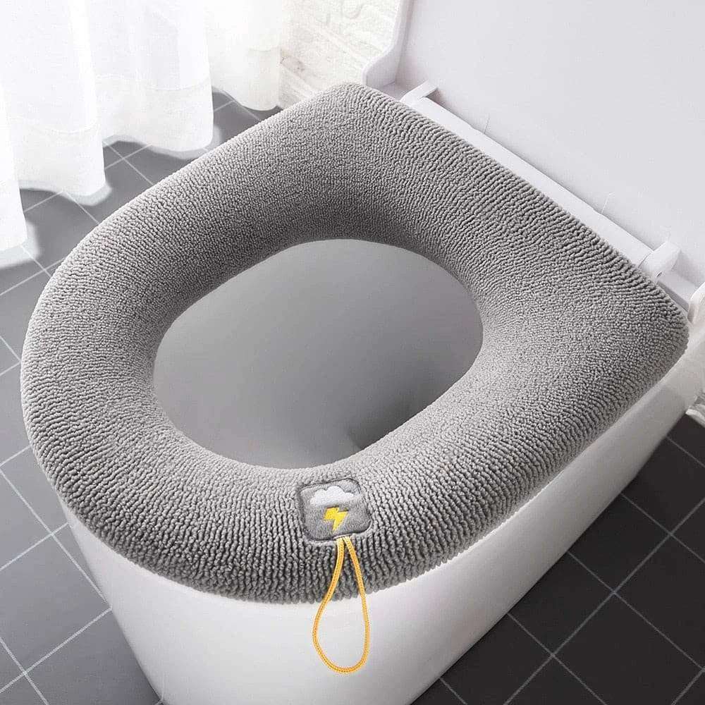 Cozy Comfort - The Ultimate Long-staple Cotton Overcoat Toilet Case toilet seat cover Julia M Home & Kitchen   
