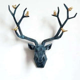 Deer Head 3d Wall Decor Resin Statue Christmas ornaments Accessories wall art Julia M Home & Kitchen   
