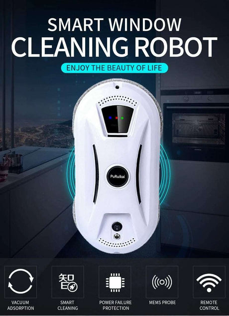 Effortless Window Care Robot - Achieve Spotlessly Clean Windows with Minimal Effort electronic accessories Julia M Home & Kitchen   