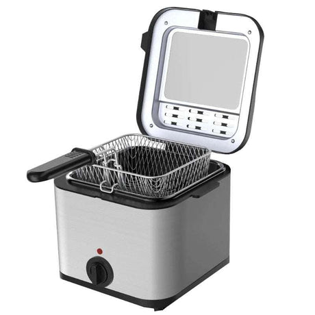 Electric Fryer - Family Size Self-Heating 2.5L Capacity Fryer Deep Fryers Julia M Home & Kitchen   