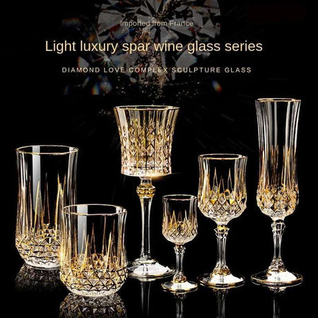 European Elegance Crystal Whiskey and Red Wine Gift Set drinkware sets Julia M Home & Kitchen   
