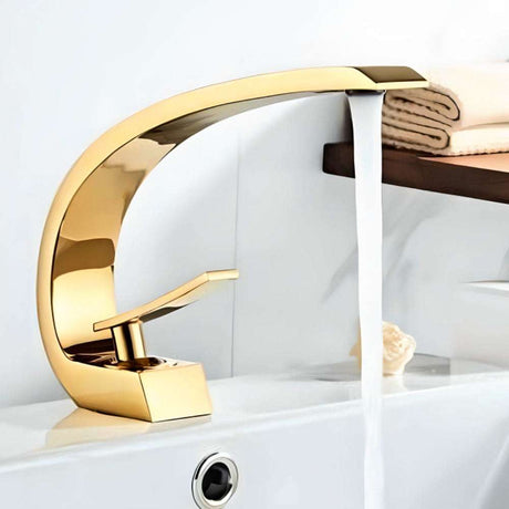 Gold Basin Faucet - Elegant Design Bathroom Accessory Mounts Julia M Home & Kitchen   