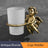Gold Bathroom Hardware Set 🚽🛁🪣 bathroom hardware Julia M Home & Kitchen Cup Holder  