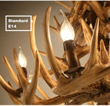 Retro Antler Resin Chandelier for Modern Dining & Living Spaces - Julia M LifeStyles