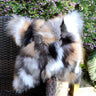 CX-D-96B New Products Silver Fox Fur Red Fox Fur Sofa Cushion Cover - Julia M LifeStyles