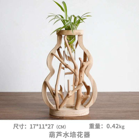 Handcrafted Wooden Flower Pot handmade wooden vases Julia M Home & Kitchen C  