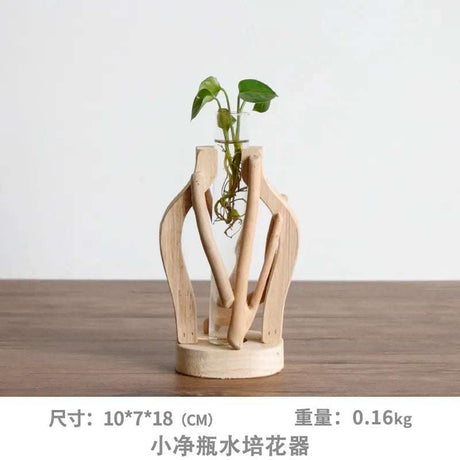 Handcrafted Wooden Flower Pot handmade wooden vases Julia M Home & Kitchen G  