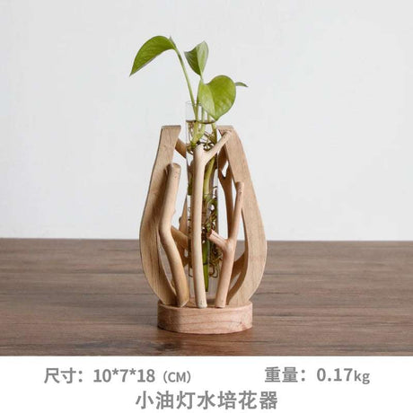 Handcrafted Wooden Flower Pot handmade wooden vases Julia M Home & Kitchen H  