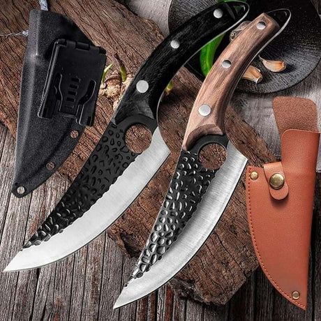 Handmade Stainless Steel Kitchen and Outdoor Knife Kitchen Knives Handmade Julia M Home & Kitchen   