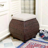 Countryside Chic Rattan Wooden Storage Bench Wooden Storage Bench Julia M Home & Kitchen A  