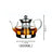 Clear Glass Teapot with 1.2L Capacity - Heat Resistant & Multifunctional glass teapot Julia M Home & Kitchen 800ml 1  