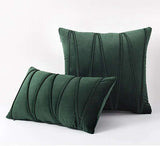 Velvet Colorful Cushion Cover pillow covers Julia M Home & Kitchen 10 dark green 30x50cm no filling 
