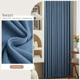 Japanese Luxe Blackout Curtain = Grommet top Curtains Julia M Home & Kitchen I W150xH270cm 1Piece GROMMET TOP(rings)