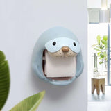 Julia M Home & Kitchen Kawaii Shark Toilet Paper Holder 🦈 shark tissue holder Julia M Home & Kitchen   