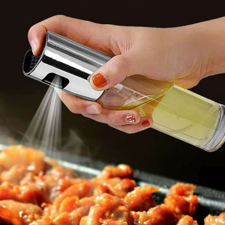 Kitchen Stainless Steel Olive Oil Sprayer Bottle Kitchen Gadgets Julia M Home & Kitchen   