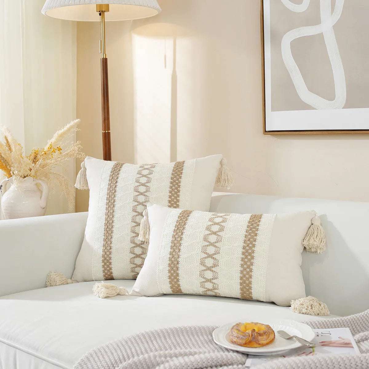 Luxury Cotton Pillow Cover pillow covers Julia M Home & Kitchen 3 30 50cmWithout core 