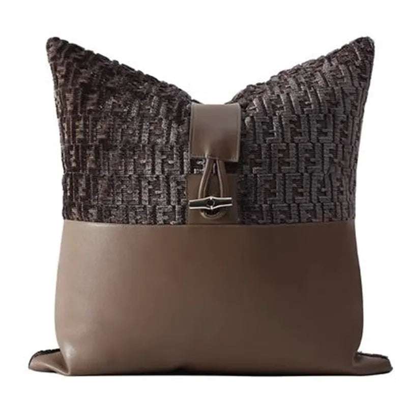 Luxury Italian Jacquard Pillow Covers pillowcase sofa cushion covers Julia M Home & Kitchen 50x50cm 1  