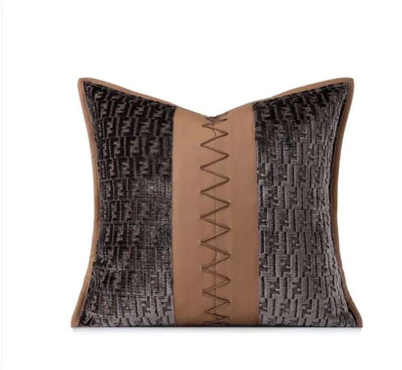 Luxury Italian Jacquard Pillow Covers pillowcase sofa cushion covers Julia M Home & Kitchen 50x50cm 4  