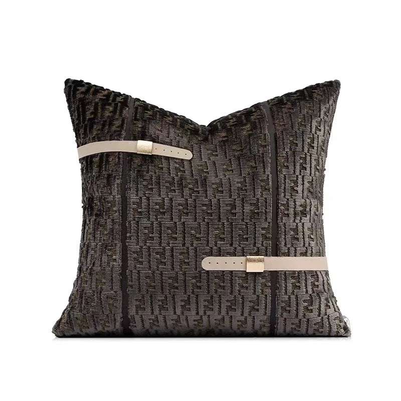 Luxury Italian Jacquard Pillow Covers pillowcase sofa cushion covers Julia M Home & Kitchen 45x45cm 6  