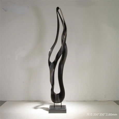 Luxury Metal Plant Sculpture home sculpture decor Julia M Home & Kitchen styleB 35 35 218  
