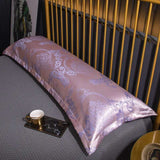 Luxury Satin Jacquard Pillowcase pillowcase cover Julia M Home & Kitchen 4 48x120cm 1pcs 