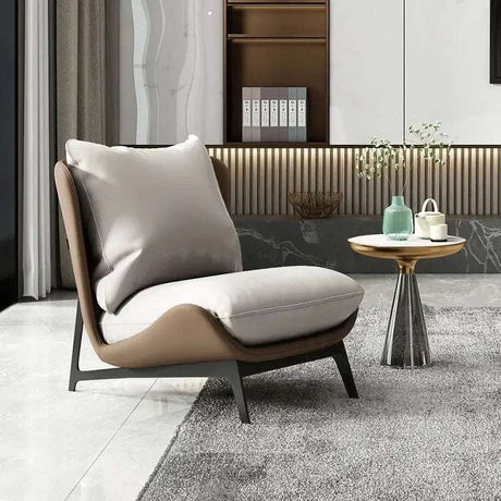 Modern Nordic Luxury Leather Chair Leather Chair Julia M Home & Kitchen   
