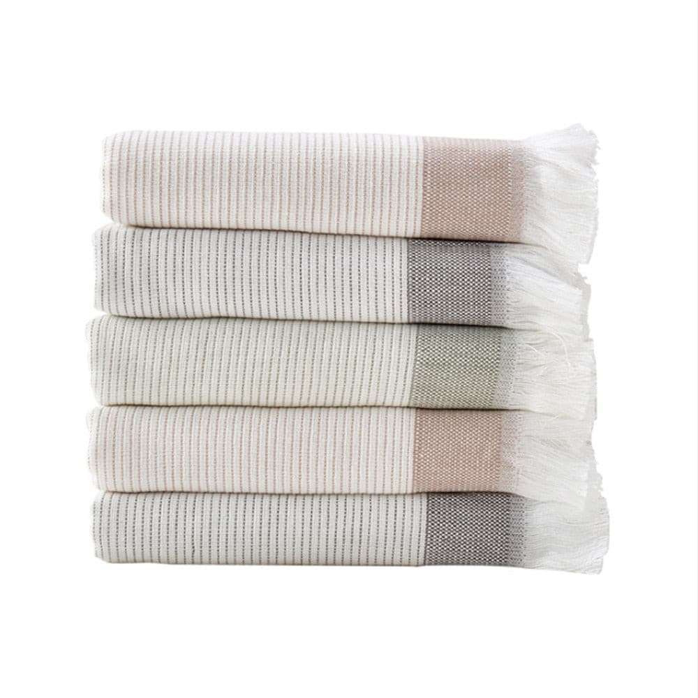 Multifunctional Household Striped Cotton Absorbent Towel towels Julia M Home & Kitchen   