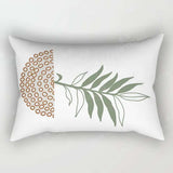 Nordic Boho Geometric Plush Pillow Cover throw pillow covers Julia M Home & Kitchen 22114yzt-000184- 300mmx500mm CN