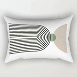 Nordic Boho Geometric Plush Pillow Cover throw pillow covers Julia M Home & Kitchen 22114yzt-000188- 300mmx500mm CN
