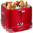 Retro Red Pop-Up Hot Dog Toaster: Toasts 4 Links and 4 Buns with Mini Tongs hot dog toaster 4 bun Julia M Home & Kitchen Red United States us