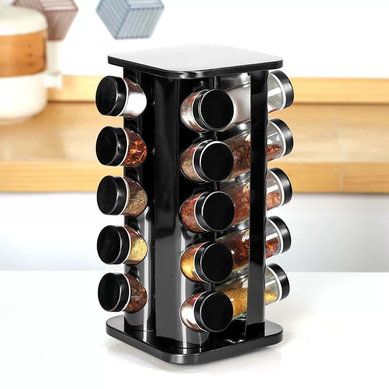 Stainless Steel Multi - Layer Rotary Kitchen Storage Rack - Julia M LifeStyles