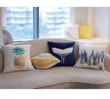 Pine Snow White Plush Sofa Bed Cushion - Julia M LifeStyles