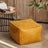 Leather Lazy Bean Bag Chair Cover Leather Lazy Bean Bag Chair Cover Julia M Home & Kitchen yellow-square stool cover 