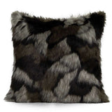 Plush Gradient Fur Sofa Pillow cushion covers Julia M Home & Kitchen Square pillow 50x50cm Pillow 