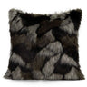 Plush Gradient Fur Sofa Pillow cushion covers Julia M Home & Kitchen Square pillow 50x50cm Pillow 