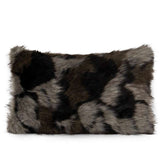 Plush Gradient Fur Sofa Pillow cushion covers Julia M Home & Kitchen Waist pillow 30x50cm Pillow 