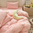 Princess Velvet Bedding Set Duvet cover sets Julia M Home & Kitchen Pink 1.5m 