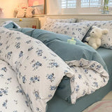 Aesthetic Floral Bedding Set - Twin to Queen Duvet Cover with Pillowcases - Julia M LifeStyles