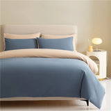 Reversible Brushed Cotton Duvet Cover Set with Pillowcases in Multiple Sizes