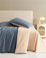 Reversible Brushed Cotton Duvet Cover Set with Pillowcases in Multiple Sizes