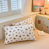 Aesthetic Floral Bedding Set - Twin to Queen Duvet Cover with Pillowcases