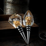 "Modern Glass Wine & Champagne Stopper" red wine stoppers Julia M LifeStyles   