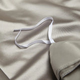 Silk - Like Satin 7 - Piece Duvet Cover Set with Double Stitching & Pillowcases - Julia M LifeStyles