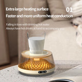 Coffee Cup Heater USB Heating Pad Coaster 4 Temperature Setting Electic Milk Tea Water Thermostatic Cup Warmer For Home Office