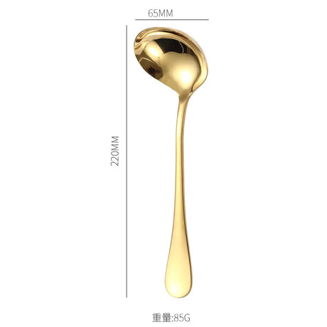 Gold Stainless Steel Korean Tableware Set 🍲🥄🍴 Flatware sets Julia M Home & Kitchen CZ09  