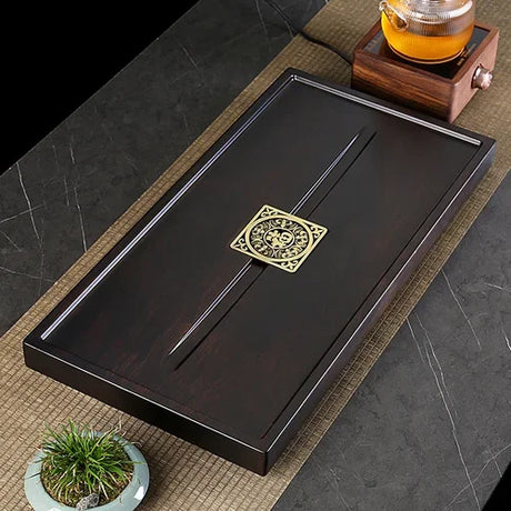 Luxury Solid Wood Gongfu Tea Tray 🌿 lotus tea tray Julia M Home & Kitchen 65x33x5cm 1  