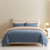 Reversible Brushed Cotton Duvet Cover Set with Pillowcases in Multiple Sizes