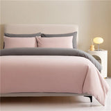 Reversible Brushed Cotton Duvet Cover Set with Pillowcases in Multiple Sizes